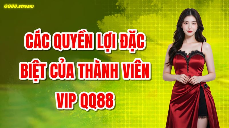 Các quyền lợi đặc biệt của thành viên VIP QQ88